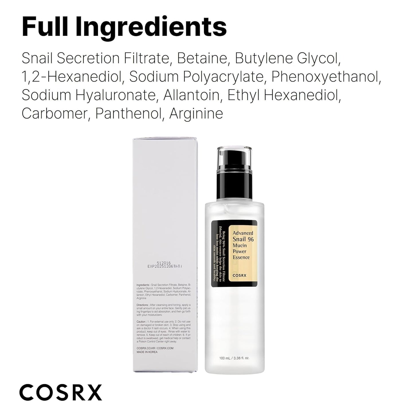 Snail 96 Mucin Power Essence 100 ml (Pack of 2)