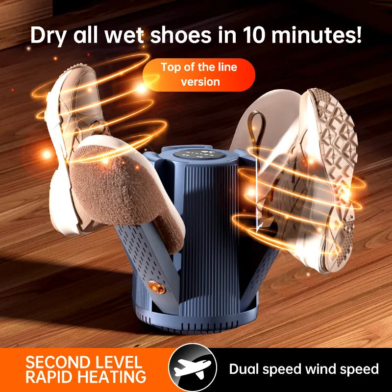 Multi-functional & Foldable Electric Shoe Dryer (Multicolor)