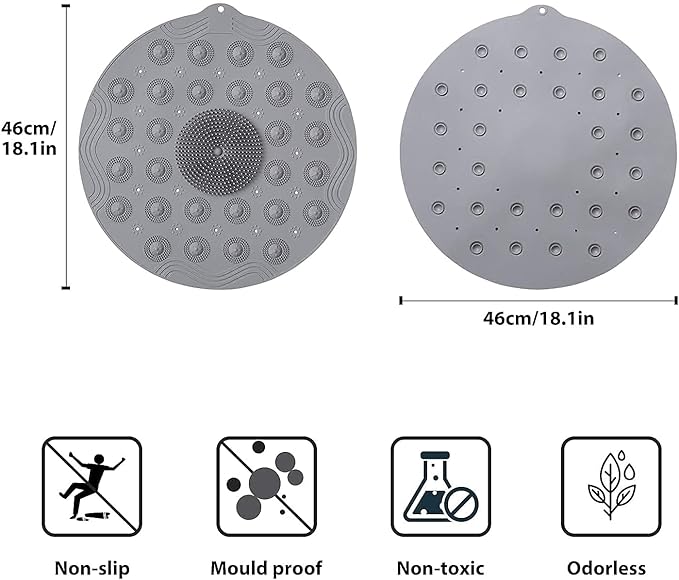 Anti-Slip Silicone Mat For Bathroom