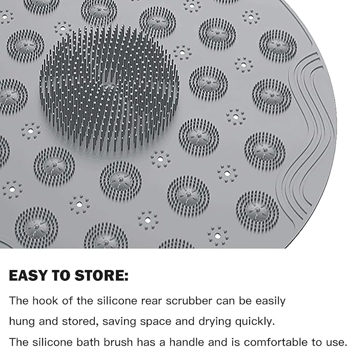 Anti-Slip Silicone Mat For Bathroom