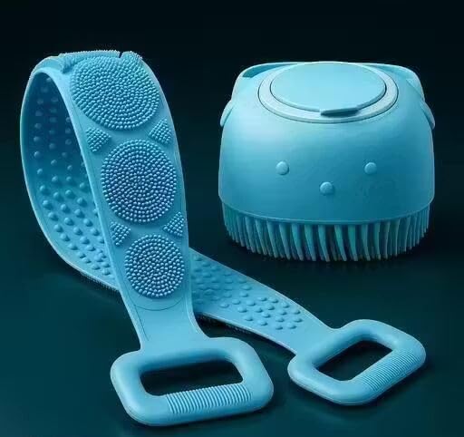 Silicone Body and  Back Scrubber (Set of 2)